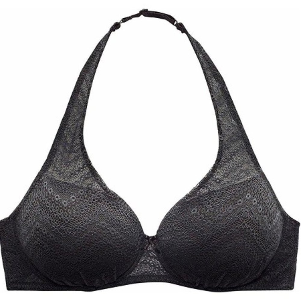 Padded Plunge Bra Black - SIZE 38DD, Never Worn